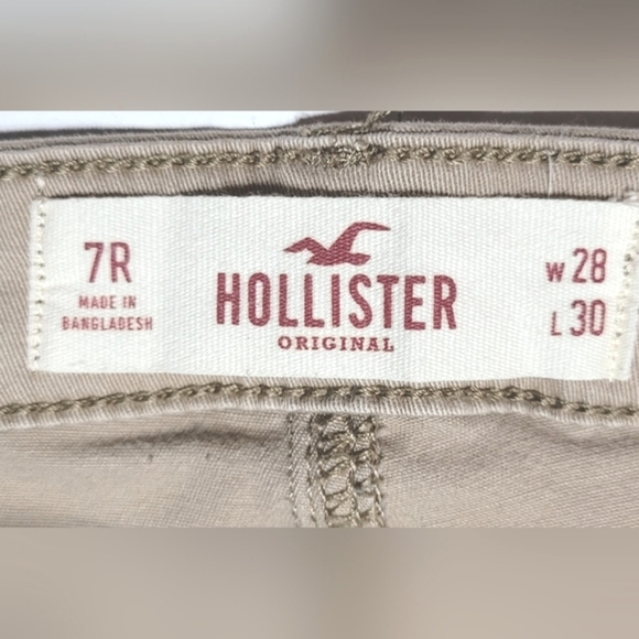 Hollister Womens Skinny 5-Pocket Tan Pants Size 28 x 30 - Picture 6 of 9